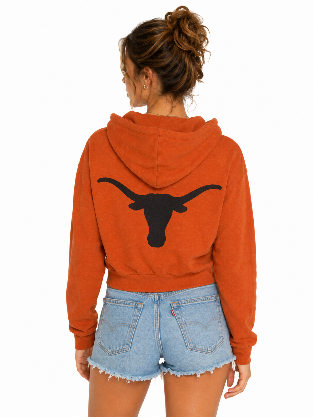 Aviator Nation University of Texas Zip Hoodie Orange