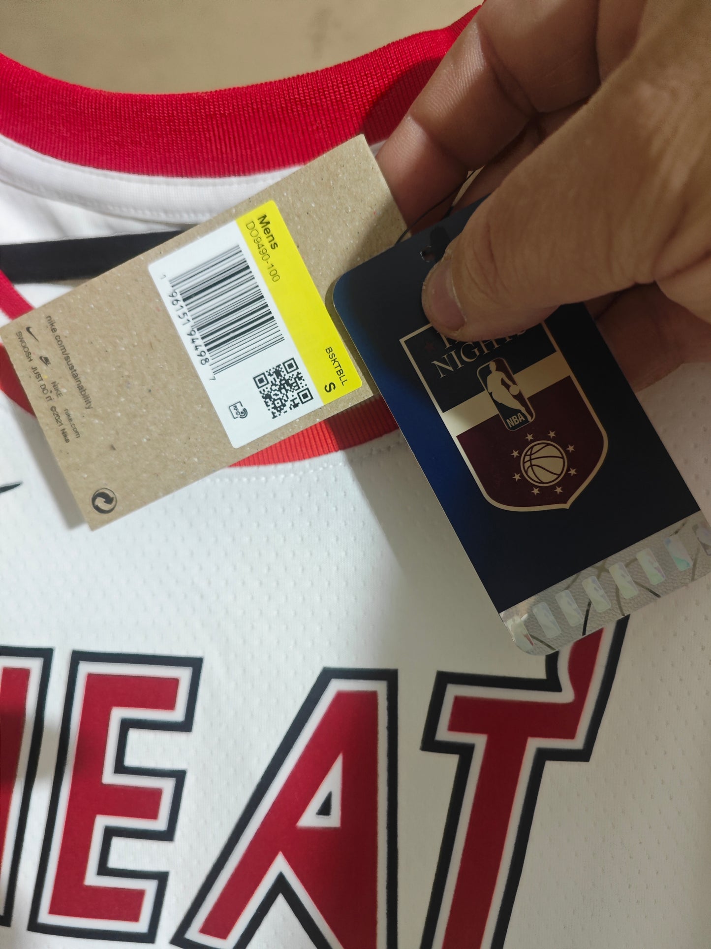 🏀 Miami Heat Nike NBA Swingman Jersey Blanc