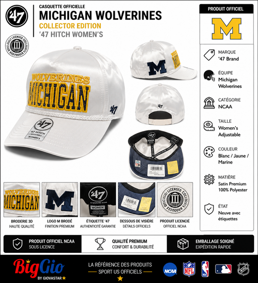 Casquette Michigan Wolverines NCAA '47 Brand Collector Edition