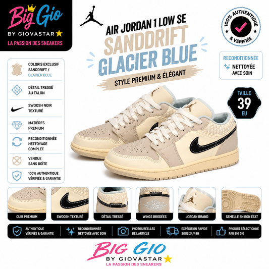 air jordan 1 low se sanddrift glacier blue t39