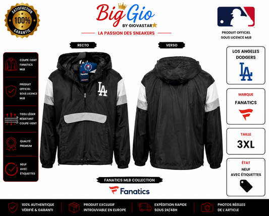 Coupe-vent Los Angeles Dodgers Fanatics 3XL