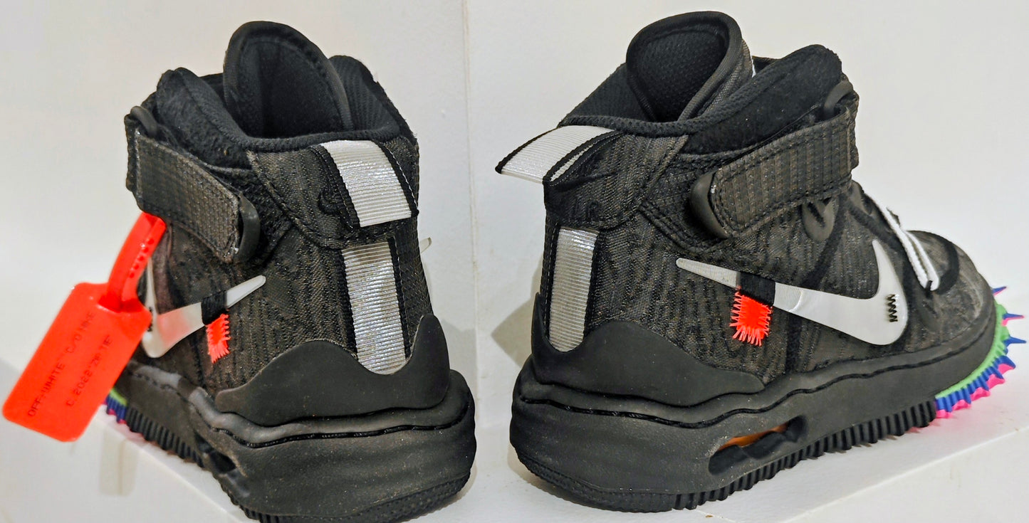 NIKE AIR FORCE ONE MID OFF- WHITE BLACK